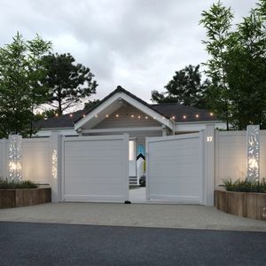 poteau préfabriqué en fonte d'aluminium