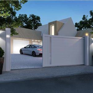 poteau préfabriqué en fonte d'aluminium