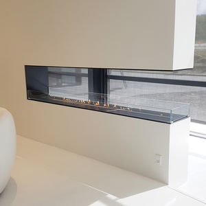 cheminée au bioéthanol / contemporaine / à foyer ouvert / à 3 faces