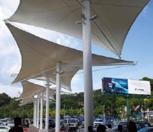 membrane architecturale en polyester 1