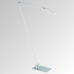 lampe sur pied / contemporaine / en acier / à bras articulé