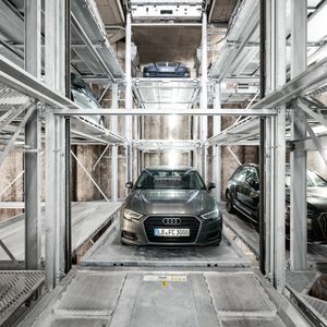 système de stationnement avec plate-forme