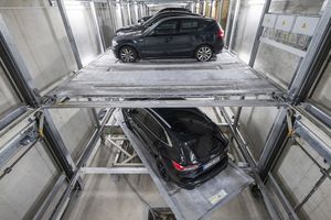 système de stationnement avec plate-forme