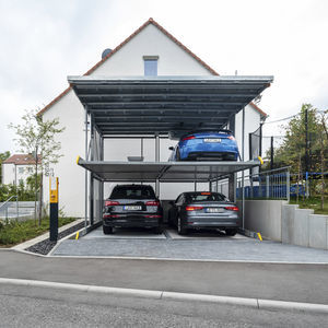 système de stationnement avec plate-forme