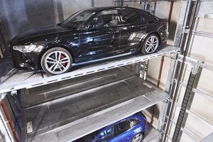 système de stationnement avec plate-forme