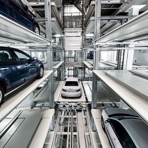 système de stationnement avec plate-forme