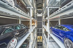 système de stationnement avec plate-forme