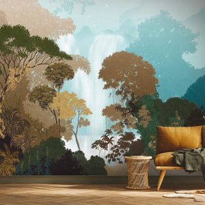 papier peint design biophilique