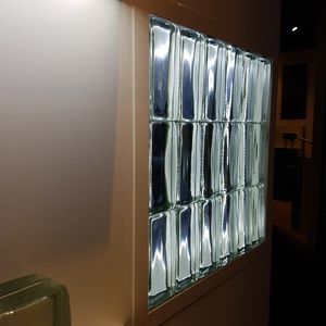brique de verre carrée