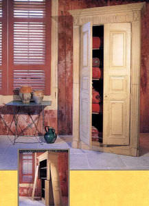 armoire classique / en bois / à porte battante