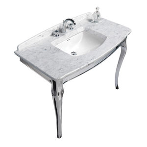 console pour lavabo en marbre