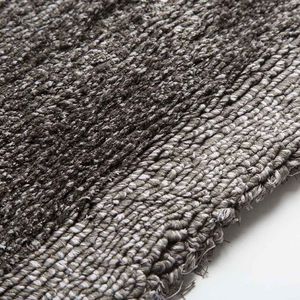 tapis contemporain / uni / en soie / en lin