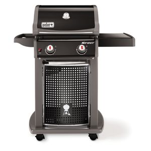 barbecue à gaz / sur roulettes / en acier / en fonte d'aluminium