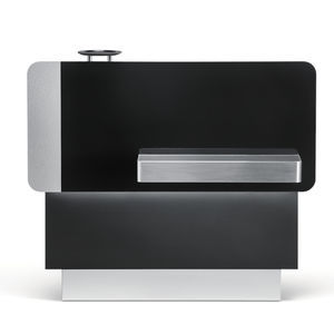 banque d'accueil en inox