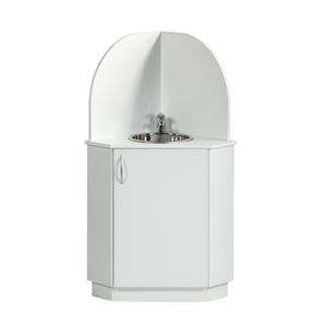 meuble avec lavabo pour salon de coiffure