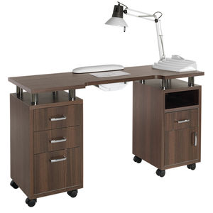 table de manucure avec aspirateur
