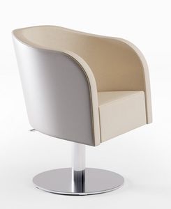 fauteuil de coiffure en tissu