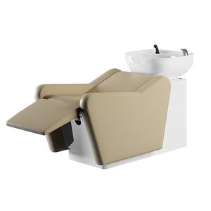 bac à shampoing avec repose-pieds 1