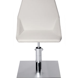fauteuil de coiffure en métal chromé