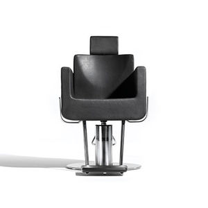 fauteuil de barbier en métal chromé