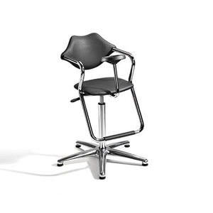 fauteuil de coiffure en simili cuir
