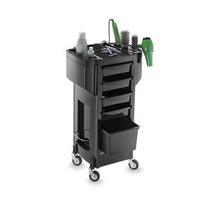 chariot de soins / pour salon de coiffure / en plastique