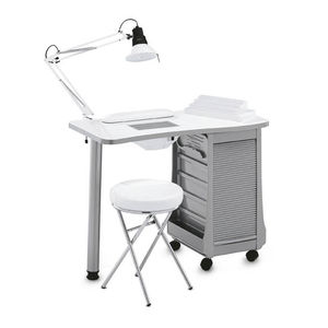 table de manucure avec aspirateur