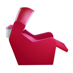 bac à shampoing avec repose-pieds