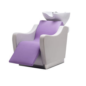 bac à shampoing avec repose-pieds 1