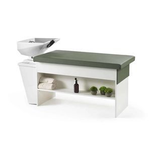 bac à shampoing en cuir