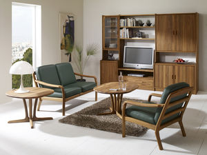 ensemble TV mural design scandinave