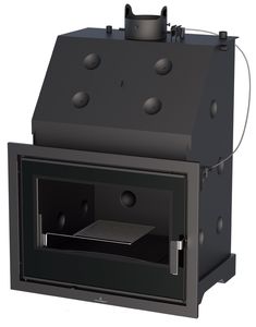 insert de cheminée chaudière à 1 face