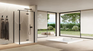 cabine de douche en aluminium