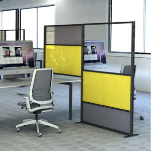 séparateur de bureau au sol