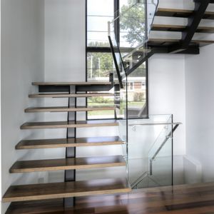 escalier demi-tournant