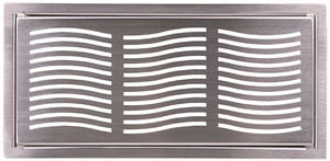 grille de ventilation en inox