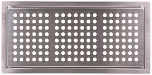 grille de ventilation en inox