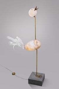 sculpture en laiton