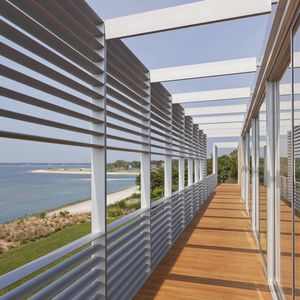 brise-soleil en aluminium extrudé