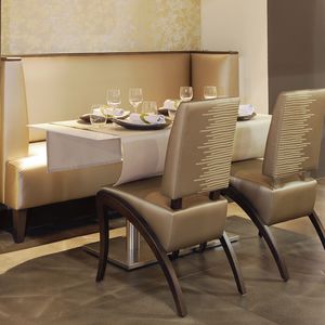 banquette contemporaine / en tissu / professionnelle / contract