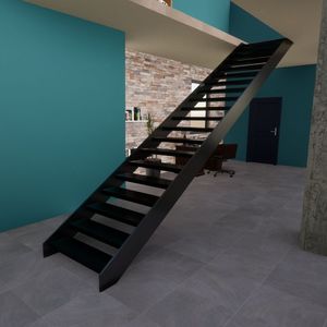 escalier droit