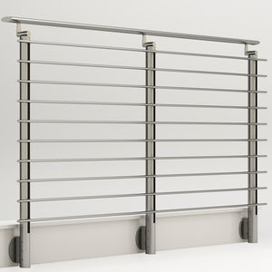 garde-corps en aluminium
