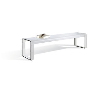 banc contemporain / en acier / en HPL
