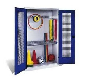 armoire de stockage pour équipements sportifs