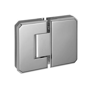 charnière pour porte en verre / de douche / en inox / à ressort