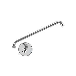 poignée de tirage avec porte-serviette / pour porte en verre / pour porte de douche / en inox