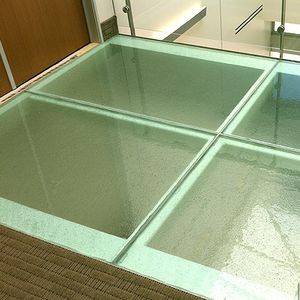 panneau en verre uni
