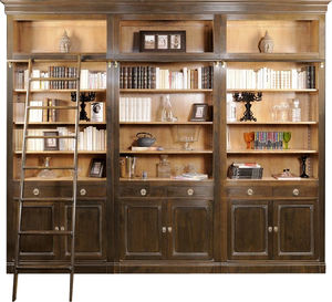 bibliothèque classique / en bois