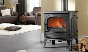 poêle à bois / en fonte / traditionnel / 0 - 5 kW
