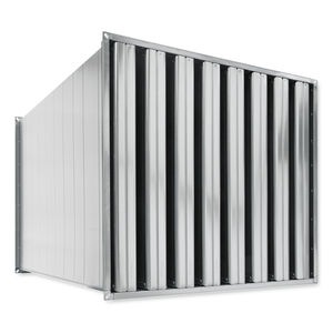 silencieux pour bouches de ventilation en tôle 1